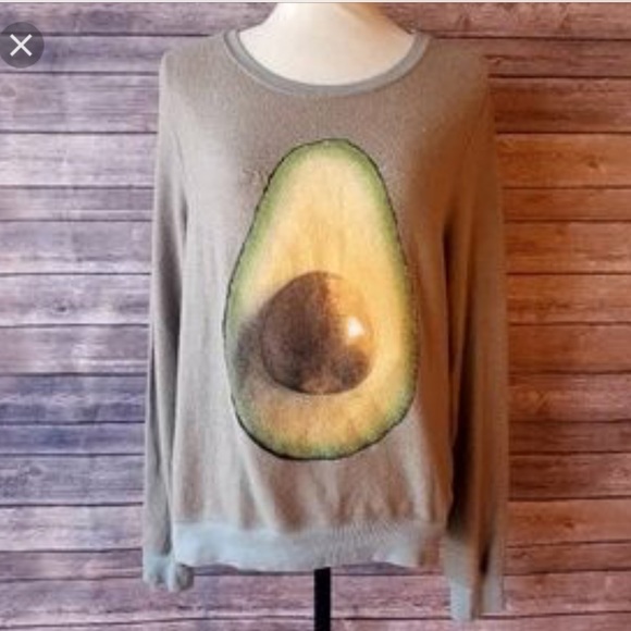Wildfox Avocado Baggy Beach Jumper - Picture 4 of 6